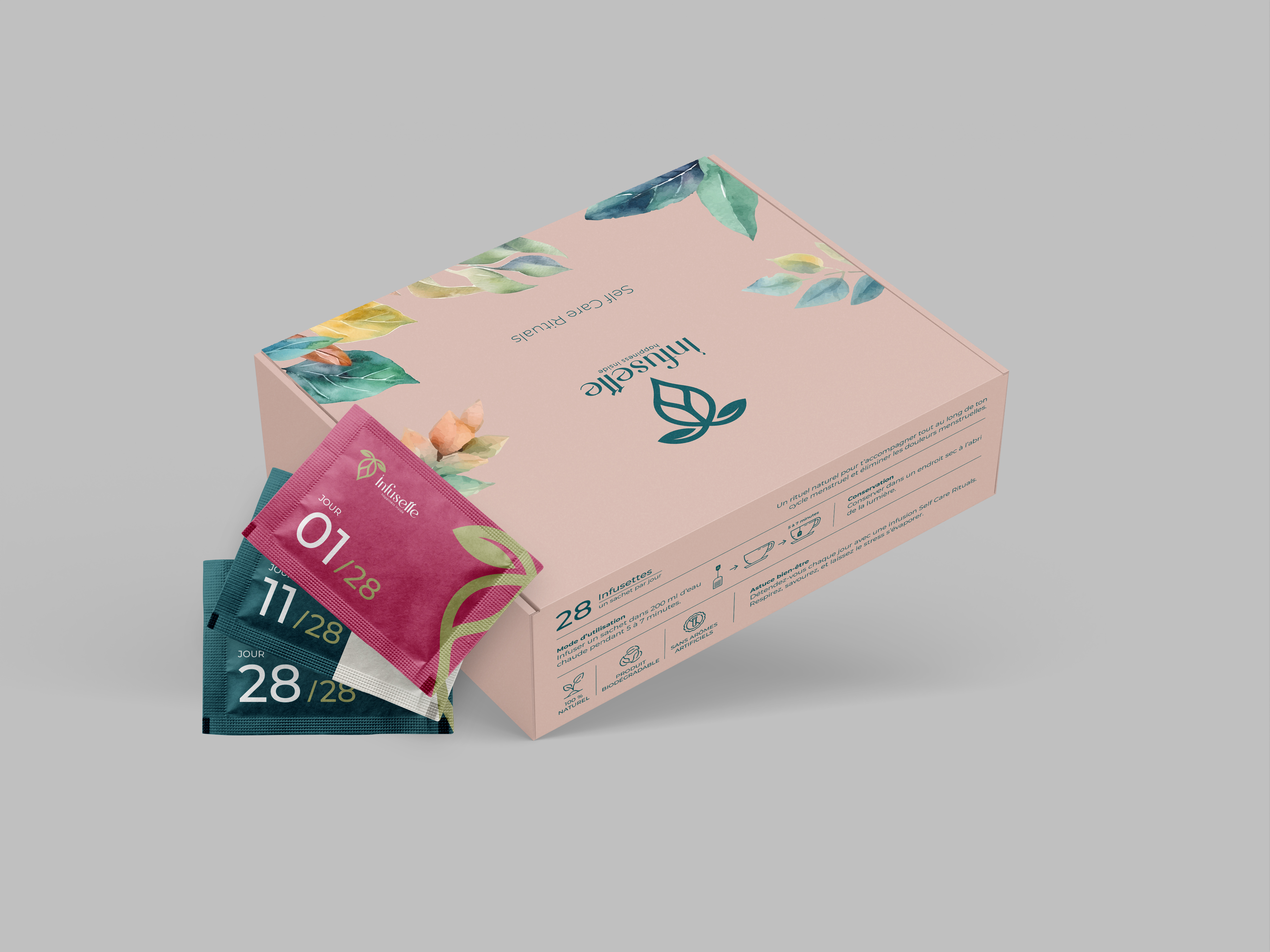 Pack Self Care Rituals Box Mockup product image